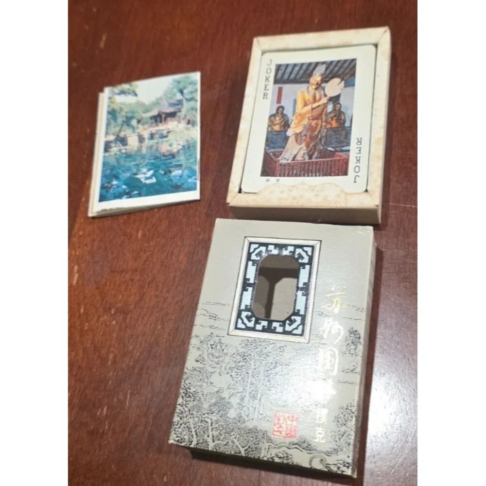 VTG Classic Chinese Gardens of Suzhou China Playing Cards